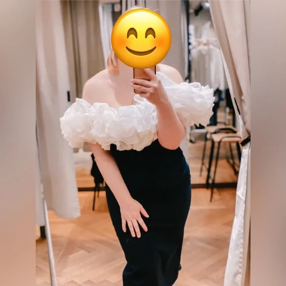 & Other Stories Off Shoulder Tulle Midi Dress. New with tag. Size US8. - Picture 5 of 7